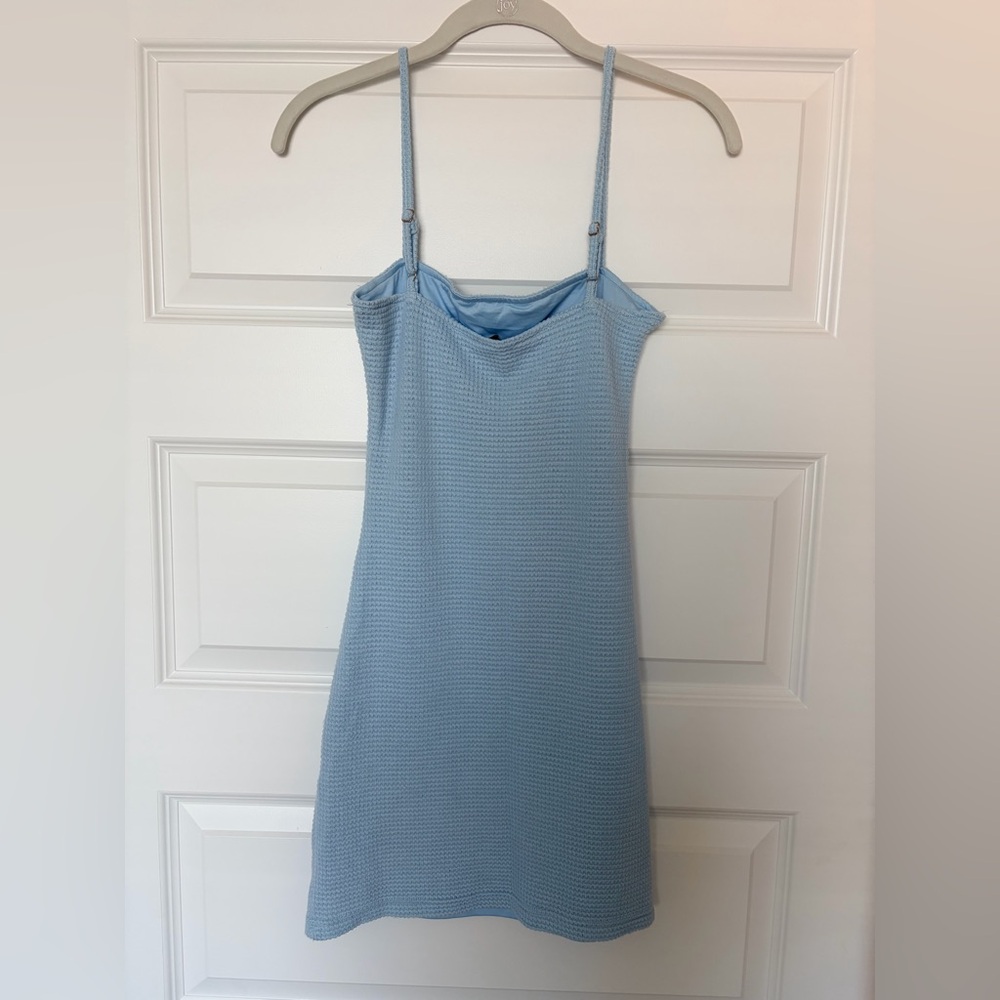 Sabo Skirt Waffle Lined Knit Mini Dress